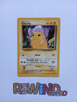 Pokemon TCG Pikachu Base Set 58/102 - Image 1