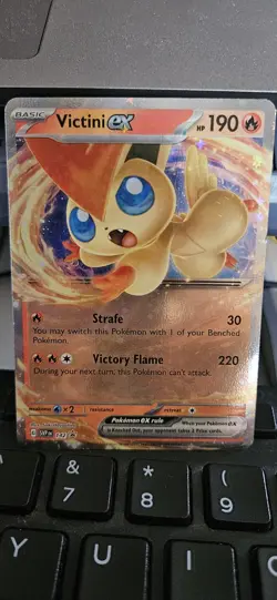 Victini ex - SVP142 - SVP Black Star Promos NM Pokemon TCG SV Black Star Promo - Image 1