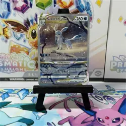 Pokemon TCG Ultra Rare Glaceon VSTAR Galarian Gallery Crown Zenith GG40/GG70 - Image 1