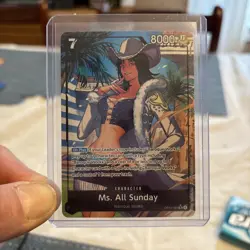 2026 One Piece TCG Ms. All Sunday OP14-084 SR Alternate Alt Art - Image 1