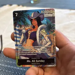 2026 One Piece TCG Ms. All Sunday OP14-084 SR Alternate Alt Art - Image 4