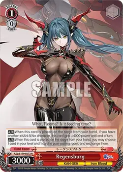 Regensburg AZL S119-E072 R Weiss Schwarz Azur Lane 2 AZL2 - Image 1