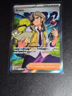 Pokemon Card Arven 235/198 Ultra Scarlet & Violet Base Set Near Mint - Image 1