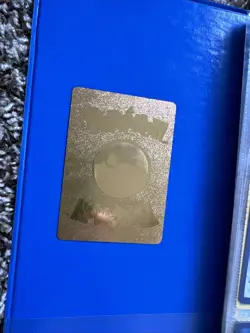 Mega M CHARIZARD EX , Gold Foil Pokemon Card - Image 2