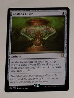 Cosmos Elixir 237/285 Regular Rare Magic The Gathering Card MTG TCG 2021 - Image 1