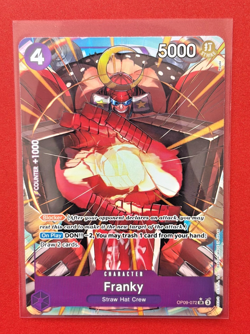 Franky OP09-072 SR Parallel (Alt Art) One Piece Card English - Image 1