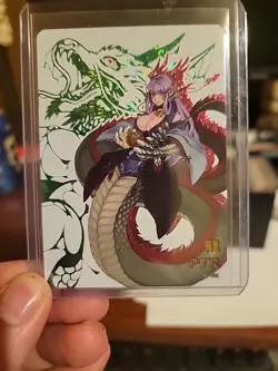 Monster Girl Encyclopedia TCG Ryu PTR MG-002 Anime, Doujin, Waifu Card CCG - Image 1