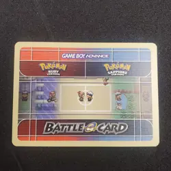 Pkmn Ranger Heather 2003 Pokemon Game Boy Advance Battle E Reader Card - Image 2