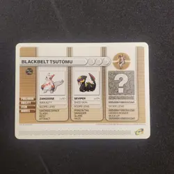 Blackbelt Tsutomu - 2003 Pokemon Game Boy Advance Battle E Reader Card - Image 1