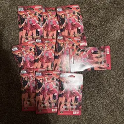 ONE PIECE Card Game EB-03 Heroines Sleeved Booster Pack LOT of 10 NEW Sealed - Image 1