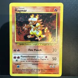 Magmar 036/102 Base Set Regular Vintage Pokemon Card - Image 1