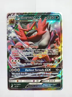 Pokemon TCG Incineroar GX Team Up Ultra Rare Card 97/181 - Image 1