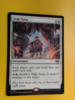 High Noon. OTJ Rare Enchantment Magic the Gathering Card. - Image 3
