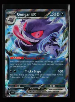 Gengar ex 104/162 Holo SV05: Temporal Forces Pokemon Card - Image 1