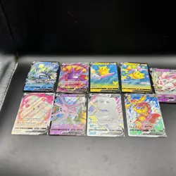 Lot Of 9 V Cards Surfing Pikachu Sylveon Crobat NM Full Art Holo Free Ship - Image 2