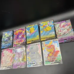 Lot Of 9 V Cards Surfing Pikachu Sylveon Crobat NM Full Art Holo Free Ship - Image 5