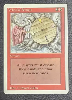 Wheel of Fortune Revised Edition Regular MTG Magic Card - Image 1