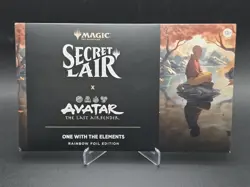 MTG Secret Lair x Avatar: The Last Airbender One With the Elements Rainbow Foil - Image 1
