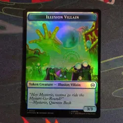MTG illusion villain Token creature 0002 (Foil) [Spider-man Near Mint] - Image 1
