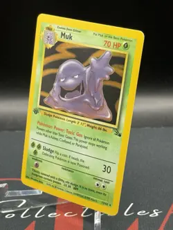 1st Edition 1999 Pokemon Muk Holo Rare Fossil 13/62 Vintage WoTC NM Never Played - Image 5
