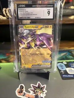 Toxtricity EX Illustration Contest 2024 215 Black Star Promo Pokemon TCG CGC 9 - Image 1