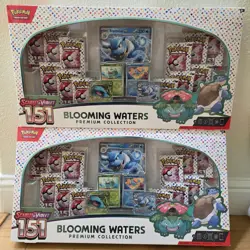 Pokemon 151 Blooming Waters Premium Collection Set LOT OF 2 - Image 1