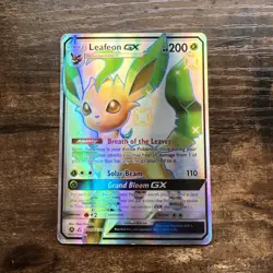 2019 Pokemon Leafeon GX SV46/SV/94 Hidden Fates: Shiny Vault Holo - Image 1