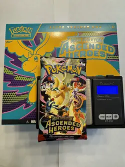 VERY HEAVY! 22.71g Ascended Heroes Pokemon TCG Booster (SEALED) GOD PACKUUUUUU - Image 1