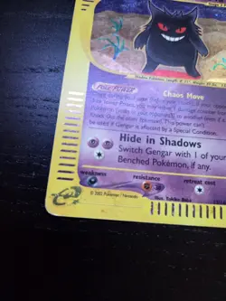 Carta Pokemon Gengar – Holo Rara – 13/165 – ENG - Image 2