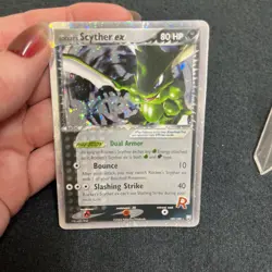 2004 POKEMON ROCKET’S SCYTHER EX TEAM ROCKET RETURNS 102 / 109 HOLO - Image 3