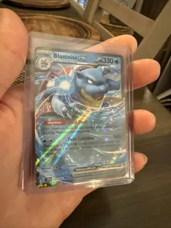 Blastoise ex 30/142 • Stellar Crown Scarlet & Violet Pokemon TCG Double Rare NM - Image 1