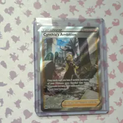 Pokemon TCG Cynthia's Ambition GG60/GG70 Crown Zenith Ultra Rare Full Art Holo - Image 1