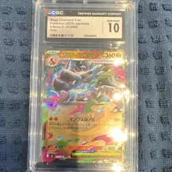 Pokemon Mega Charizard X ex 013/080 M2: Inferno X Holo CGC 10 Japanese - Image 3