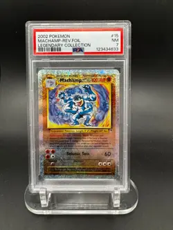 Pokemon TCG: Machamp - 15/110 Legendary Collection Reverse Holo Rare - PSA 7 - Image 1