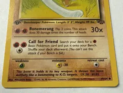 Marowak 39/64 - Pokemon Jungle 1st Edition - Non Holo - Light Play - Image 2