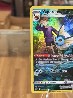 2022 Pokemon Vaporeon TG02/TG30 Brilliant Stars Free Shipping! - Image 5