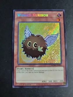 Winged Kuriboh MZMU-EN064 Secret Rare Yugioh Maze of Muertos - Image 1