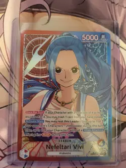 One Piece Nefeltari Vivi EB03-001 Alt Art Leader Heroines Edition English NM/M - Image 1