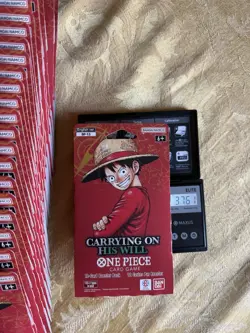 One Piece OP-13 CARRYING ON HIS WILL Sleeved Booster Pack - Heavy - 37.61g 🔥🔥 - Image 1