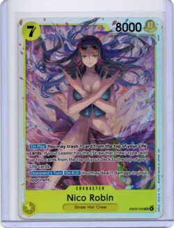 One Piece Nico Robin SR EB03-055 Heroines English/NM - Image 1