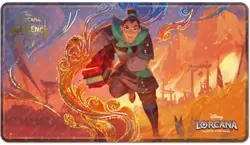 Disney Lorcana: Mulan - Charging Ahead Foil Playmat (Disney Lorcana Challenge) - Image 1