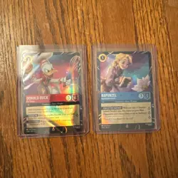 Disney Lorcana Magical Places EPCOT 2026 Rapunzel & Donald Duck Promo Cards - Image 1