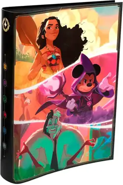 Disney Lorcana Lorebook Iconic Characters 9-Pocket Portfolio NEW/OPEN BOX ITEM - Image 1