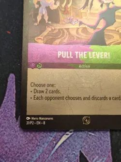 Pull the Lever! - Disney Lorcana Promo Card Reign Of Jafar - Image 3