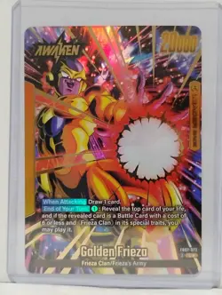 Dragon Ball Super Card Game Bandai Golden Frieza Foil Lot (3 Cards, FB02/FB07/F… - Image 4