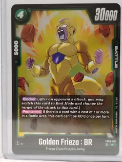 Dragon Ball Super Card Game Bandai Golden Frieza Foil Lot (3 Cards, FB02/FB07/F… - Image 5