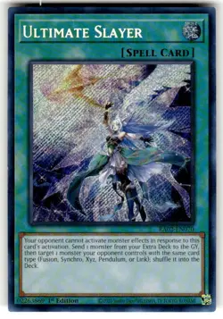 Yugioh Yu-Gi-Oh! Ultimate Slayer RA02-EN070 1st edition Secret Rare Card NM - Image 1