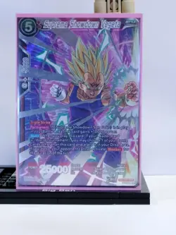 Dragon Ball Super Card Game Supreme Showdown Vegeta World Martial Arts Foil - Image 1