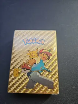 NEW Pokemon Gold Foil Card Deck Sealed Pack. BRAND NEW . Collectible! - Image 1