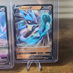 Pokemon TCG Holo Card Lot Ditto, Rowlet, Hatterene V, Lucario V - 4 Cards - Image 2